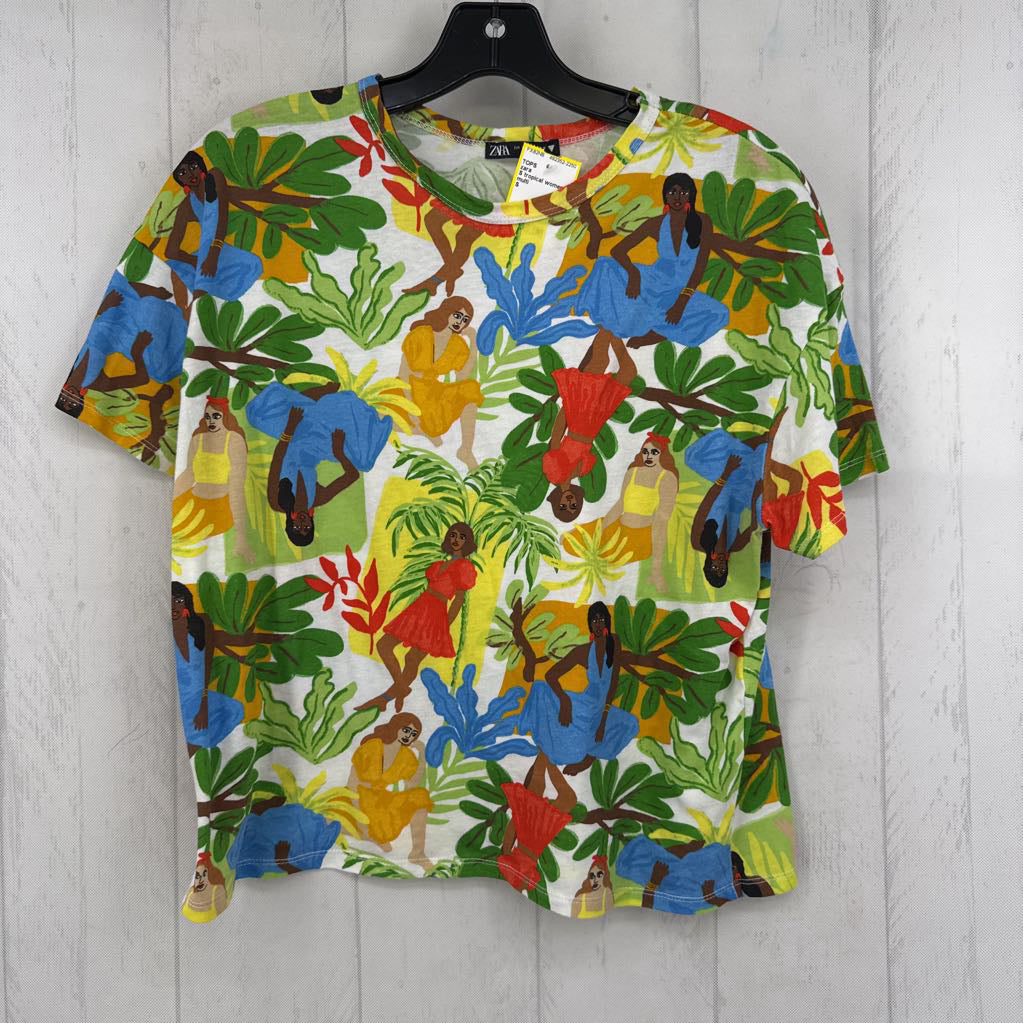 S tropical women s/s tee