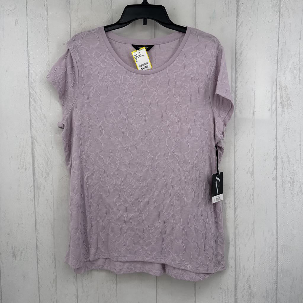 R36 XL textured s/s top