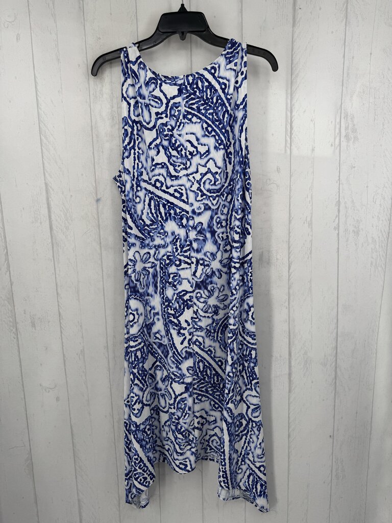 L paisley print slvls dress