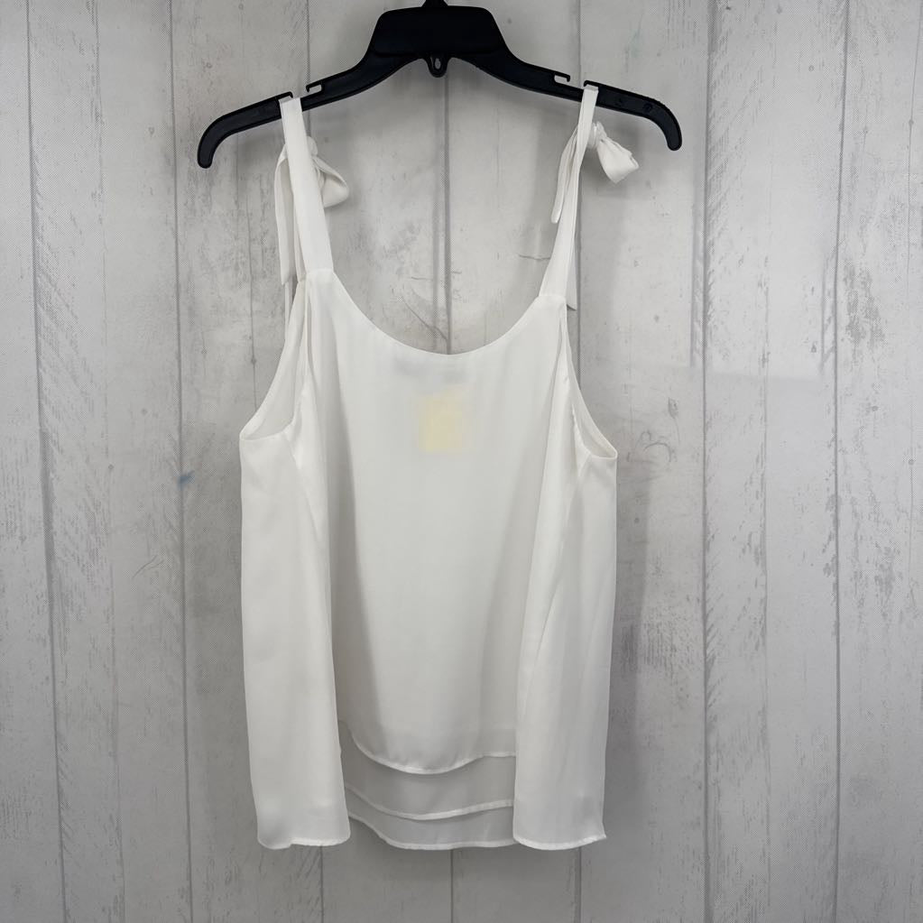 M v-neck tie-up strap tank