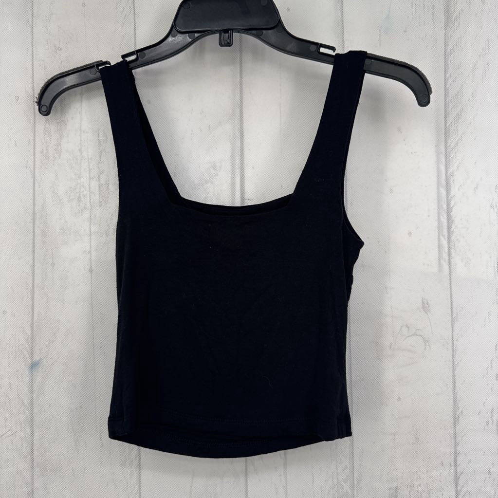 S square neck crop tank