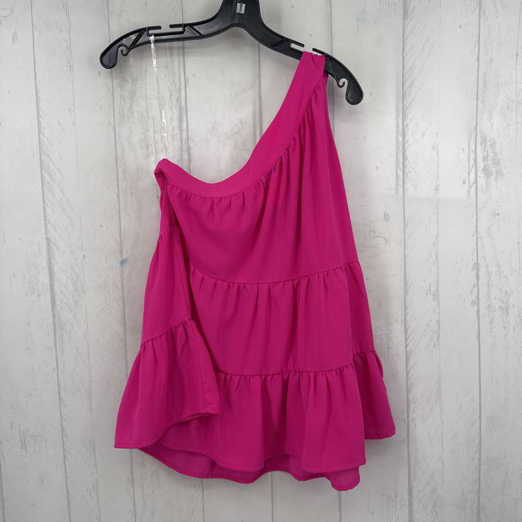S off the shoulder tiered tank