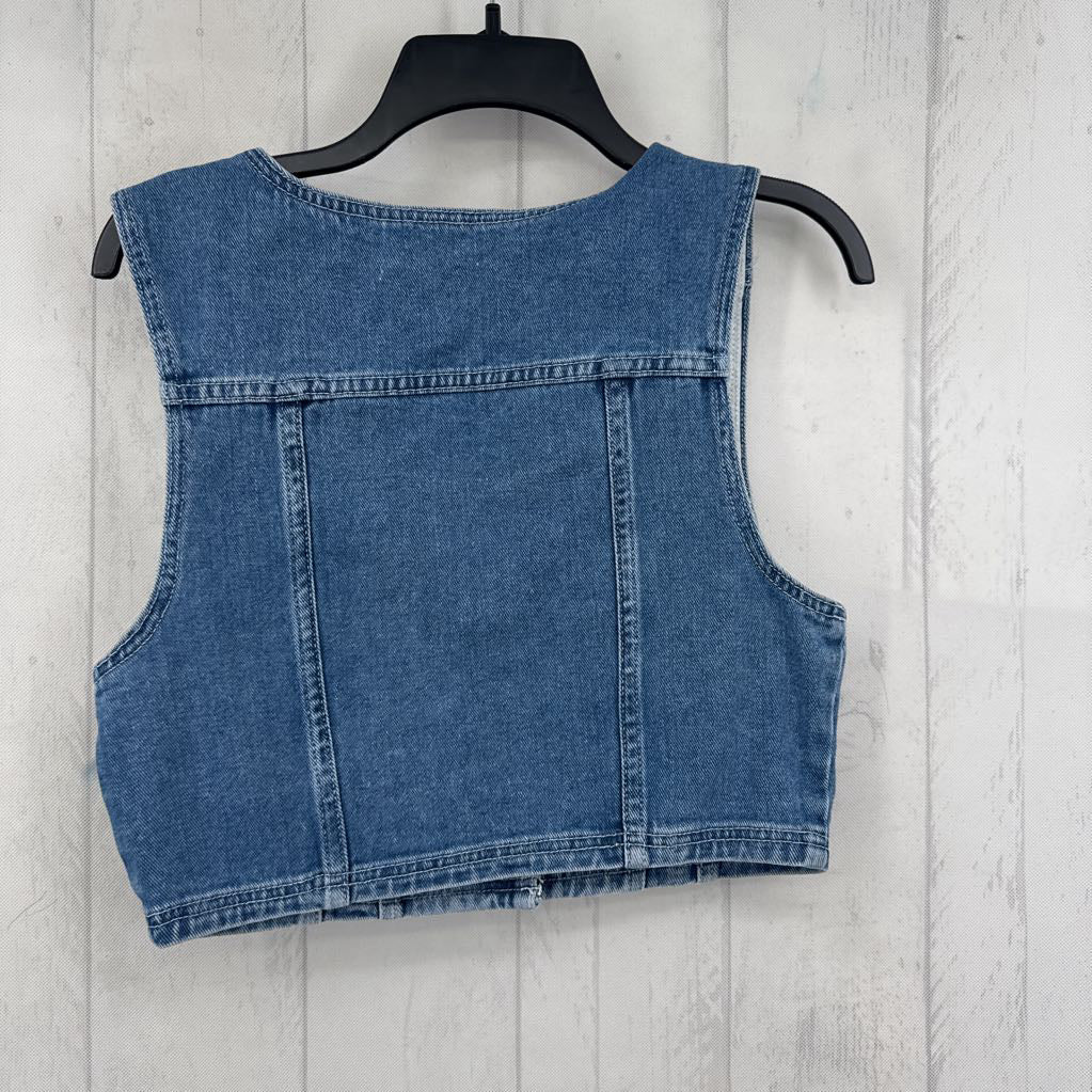 M denim vest