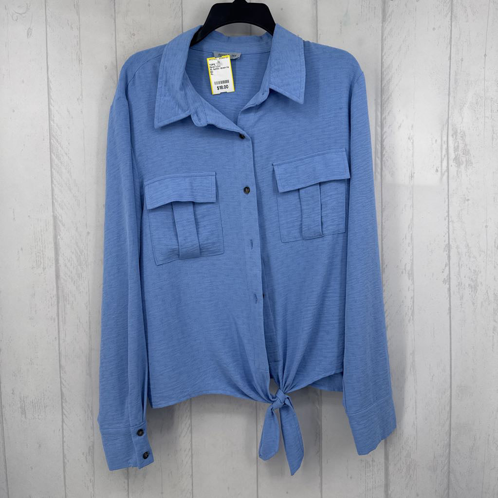 XL button down l/s top