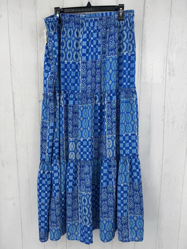 2X printed maxi skirt