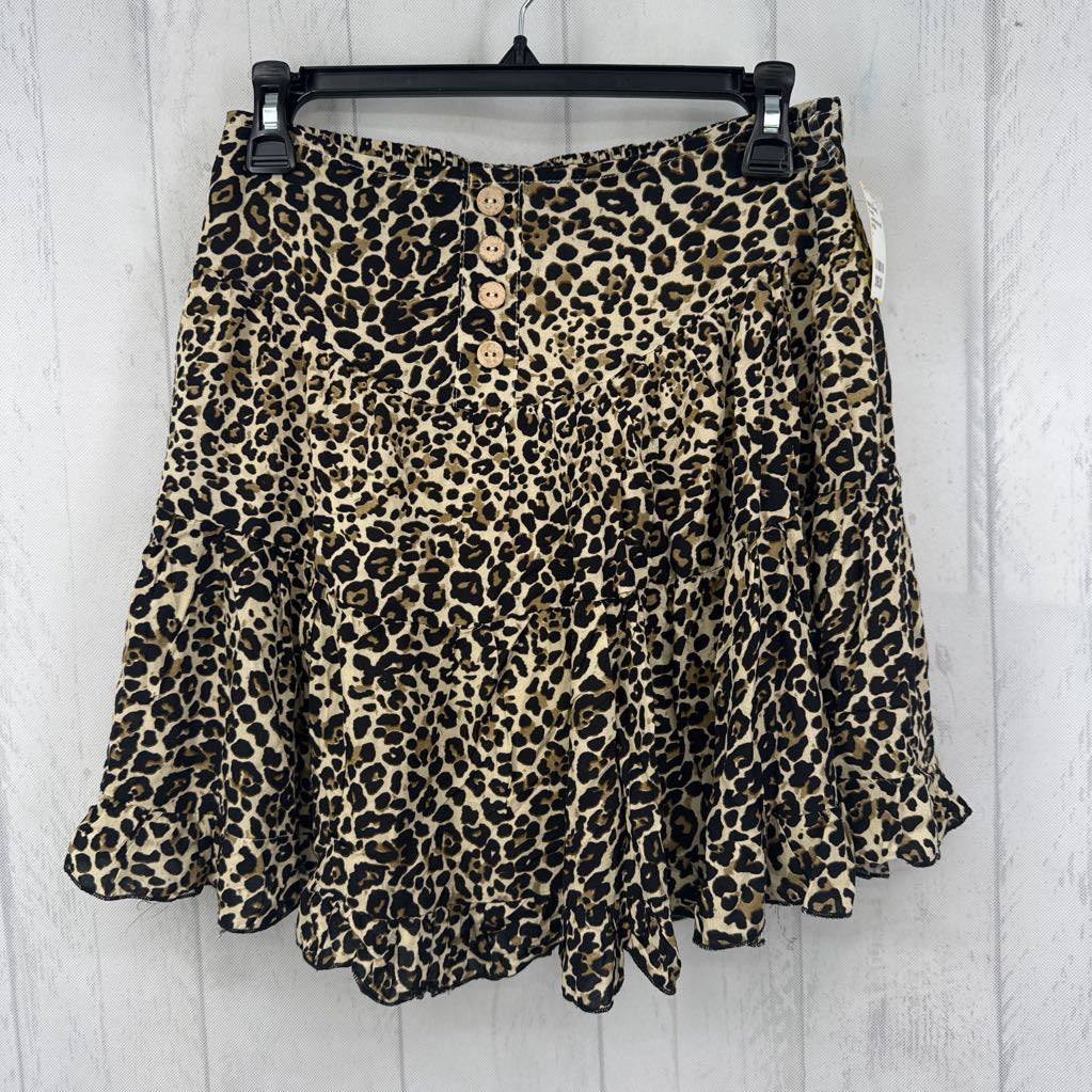 L animal print skirt