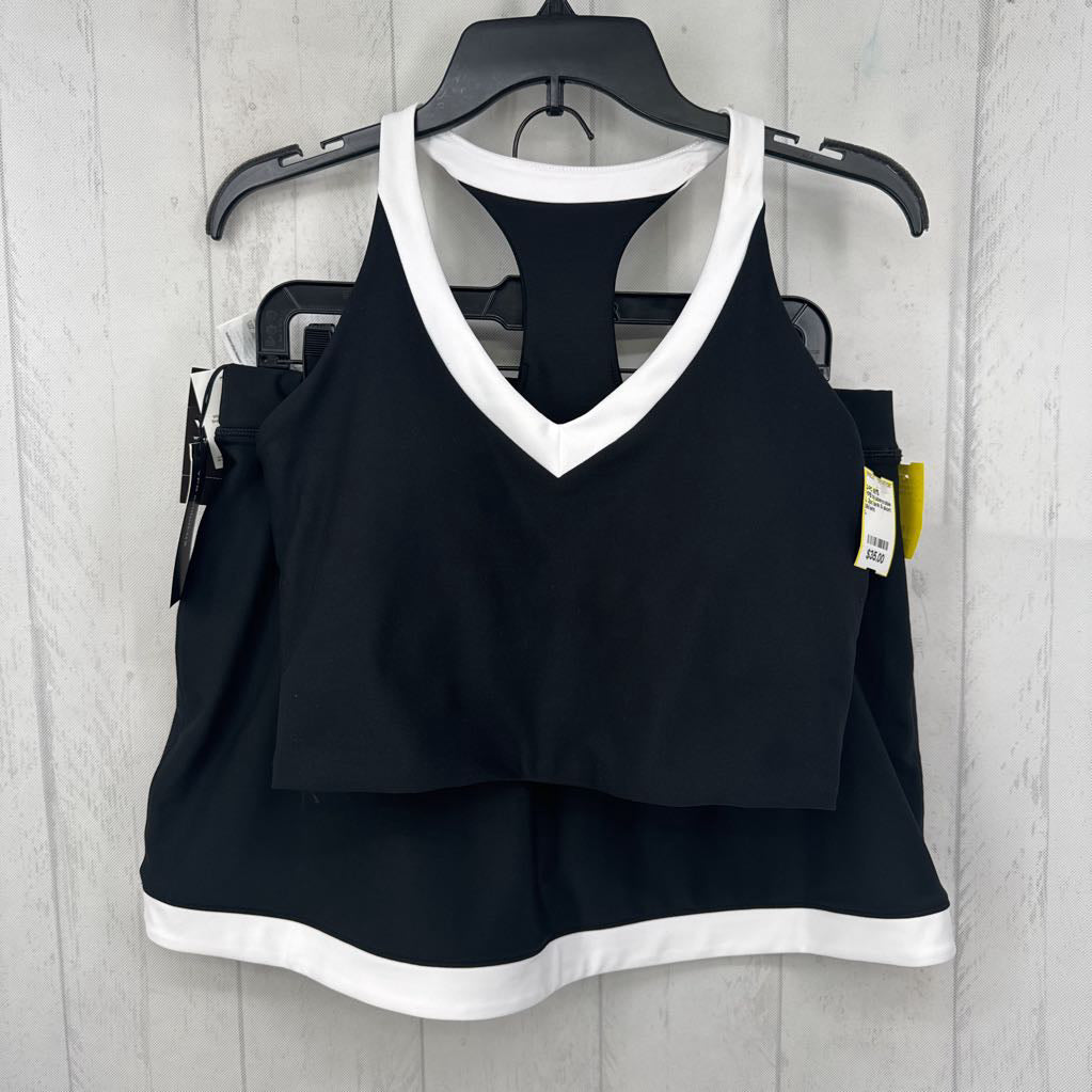 L 2pc tank & skort set