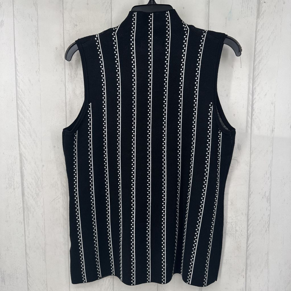 L mock neck slvls sweater