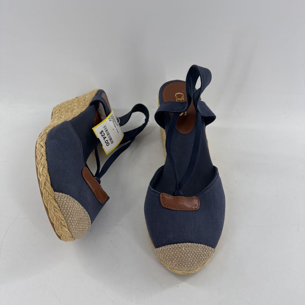 9.5 wedge heel espadrilles