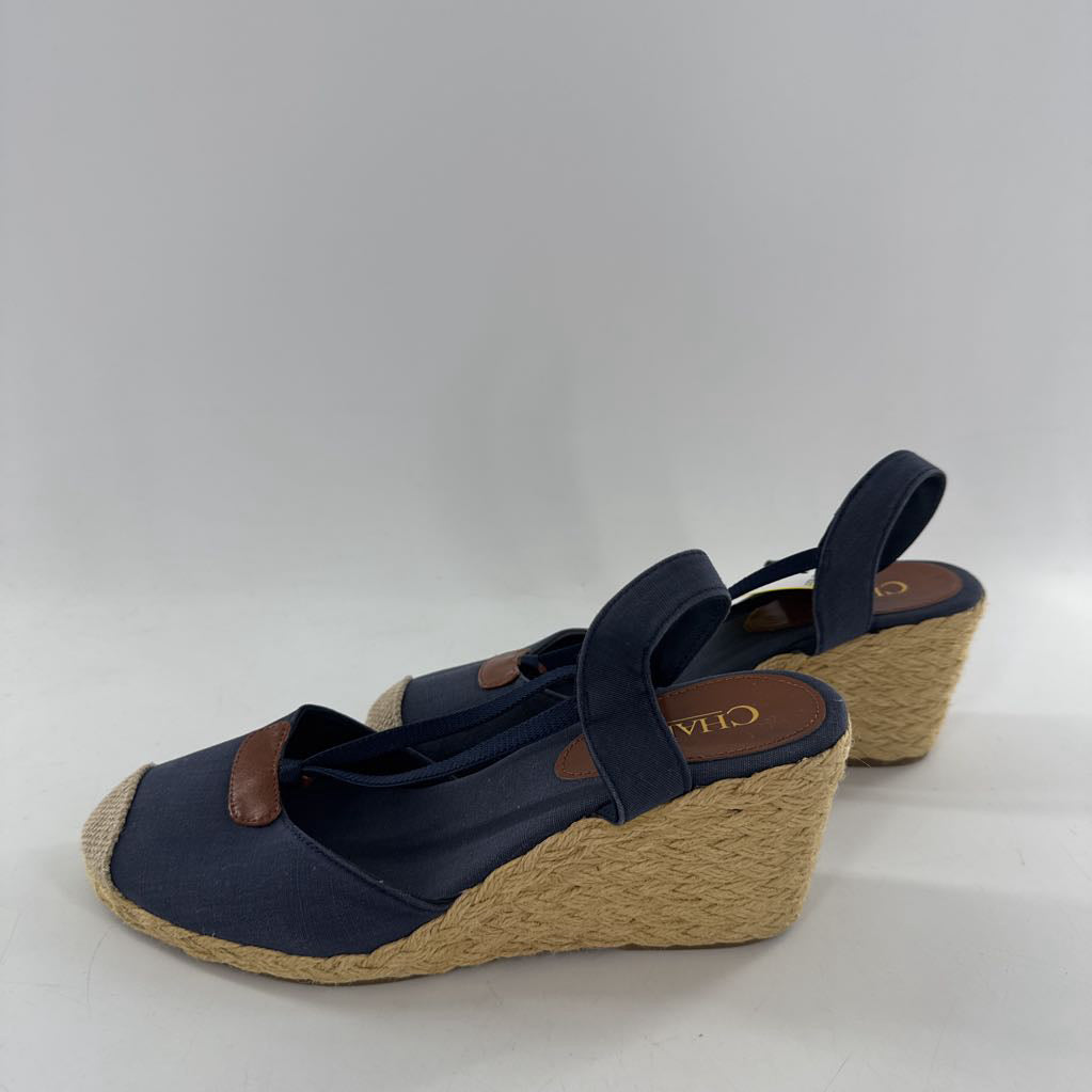 9.5 wedge heel espadrilles
