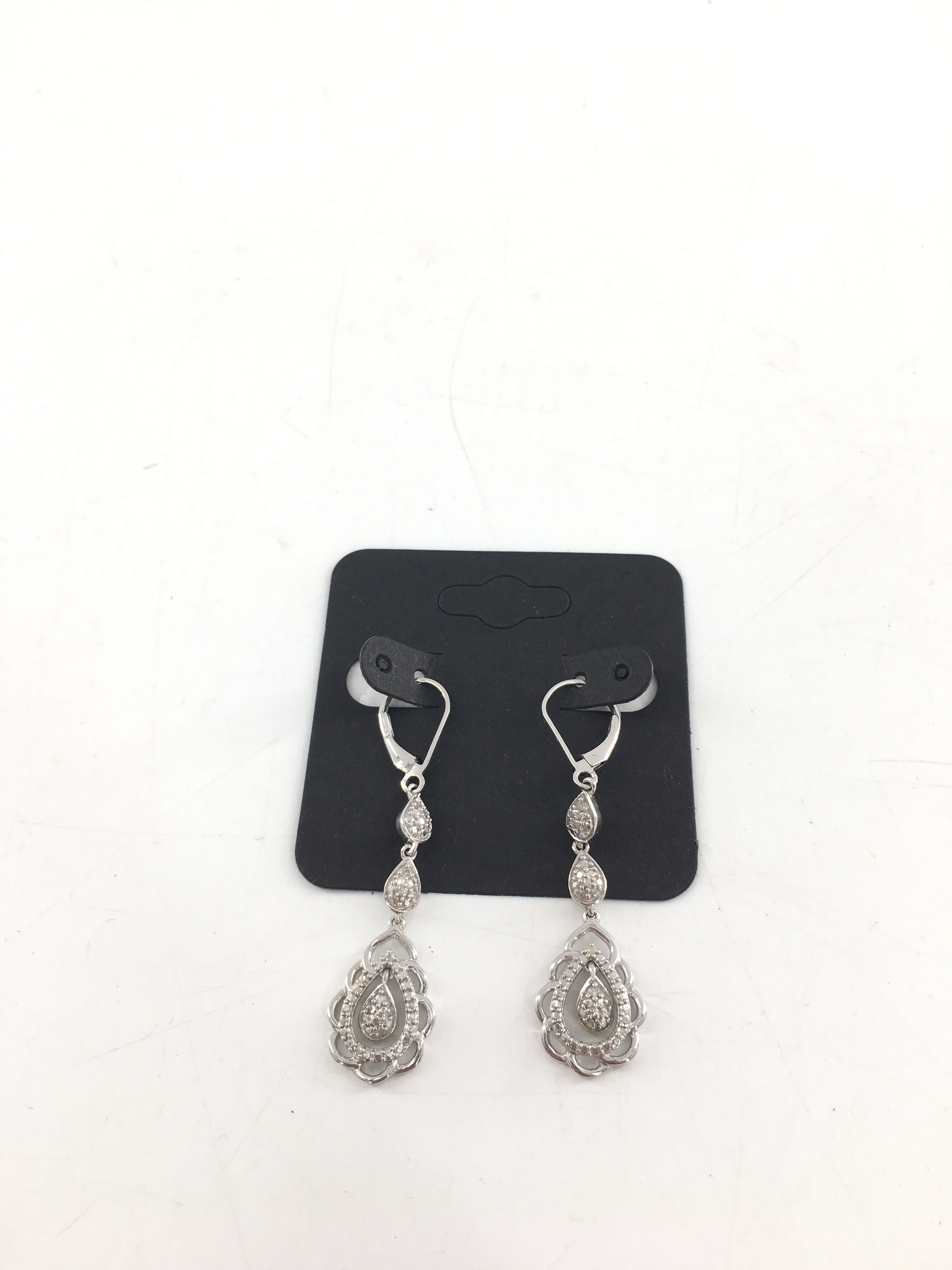 silver dangle earrings