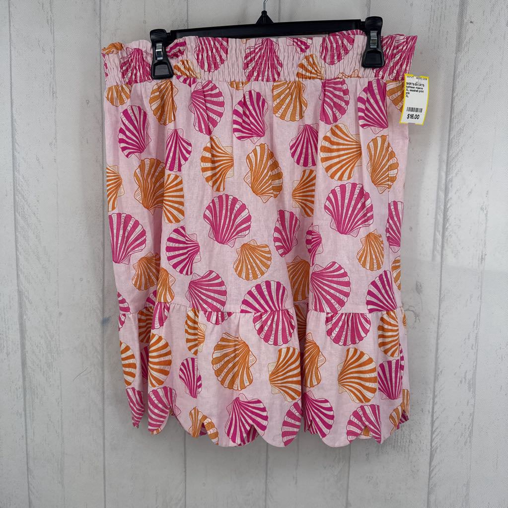 XL seashell print skirt