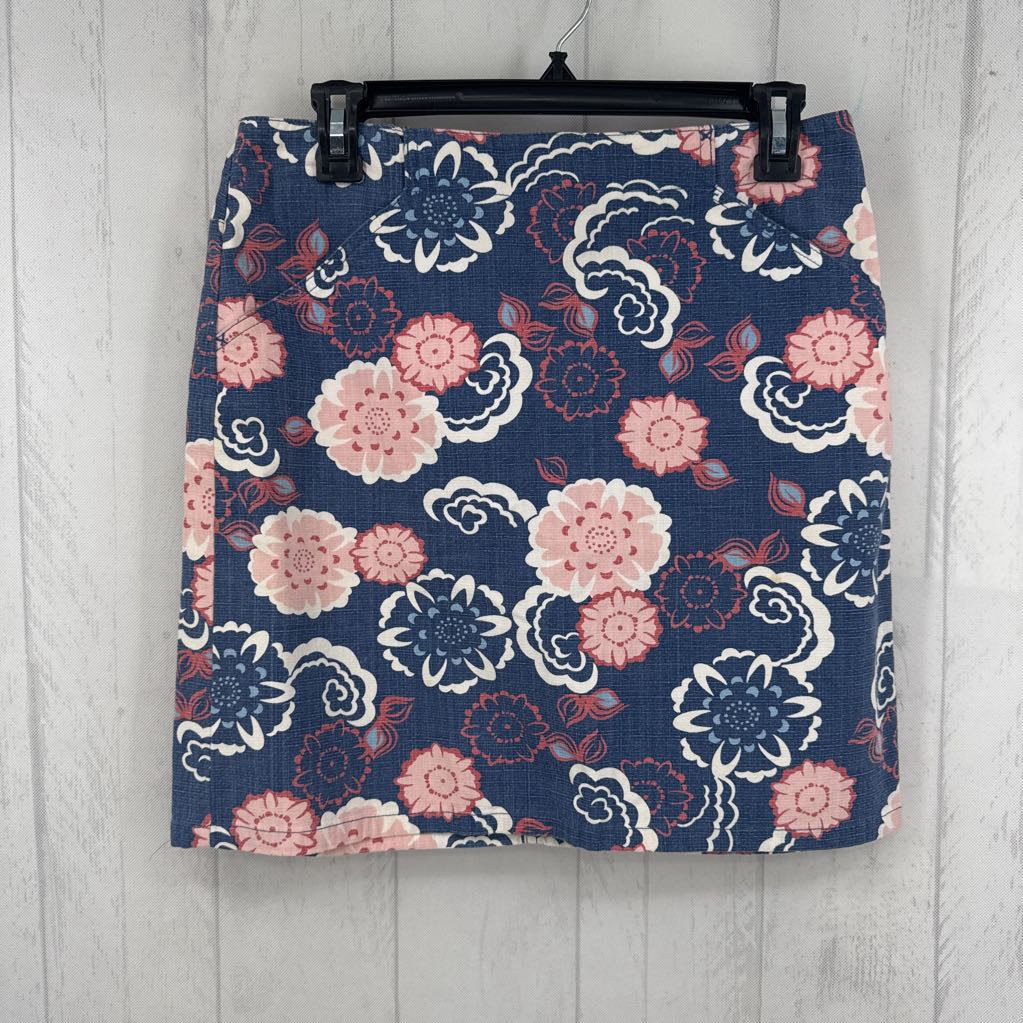 6 flo print skirt
