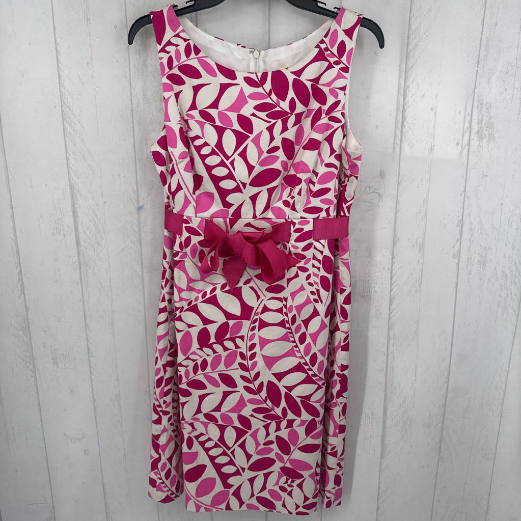 12 printed belted slvls dress