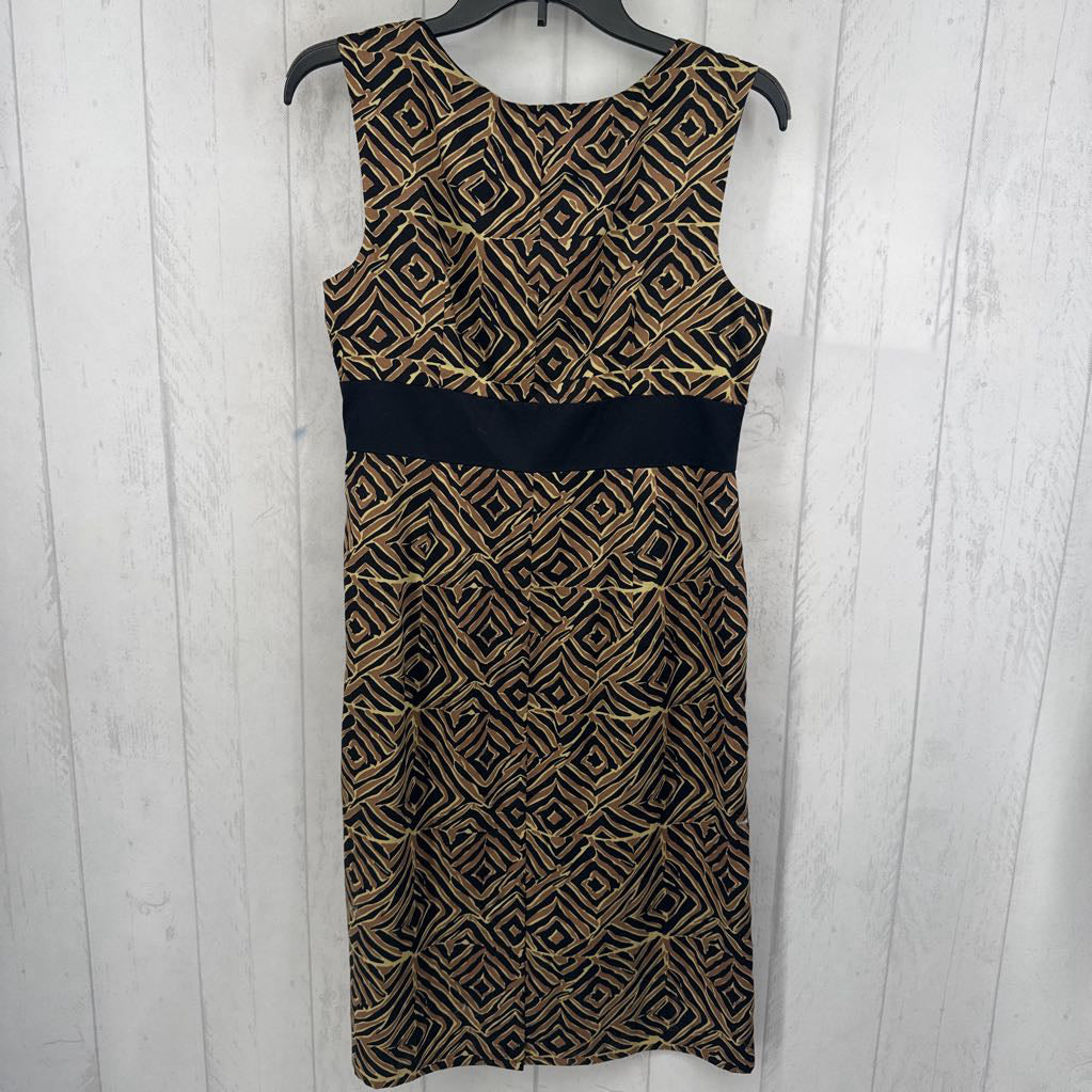 M printed embelished slvls dress
