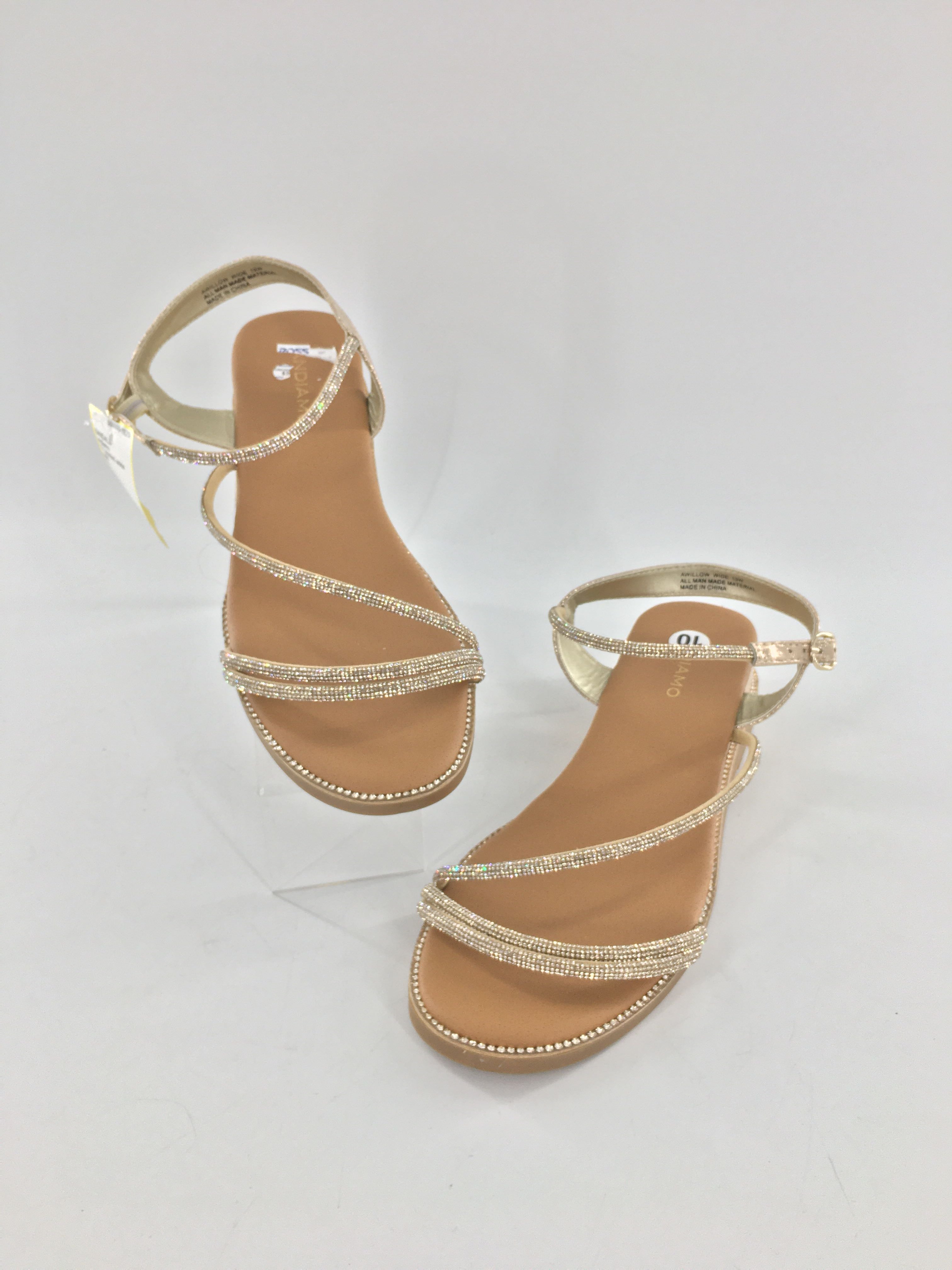 10 jeweled ankle strap sandals
