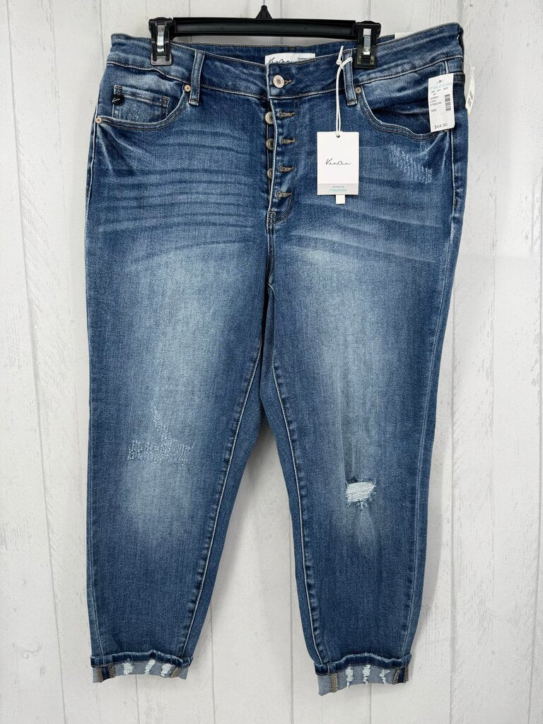 R65 16w hi-rise skinny crop jean
