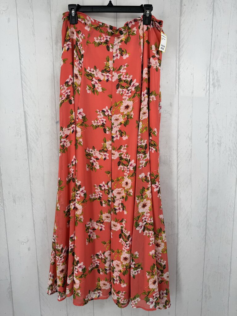 L flo print maxi skirt