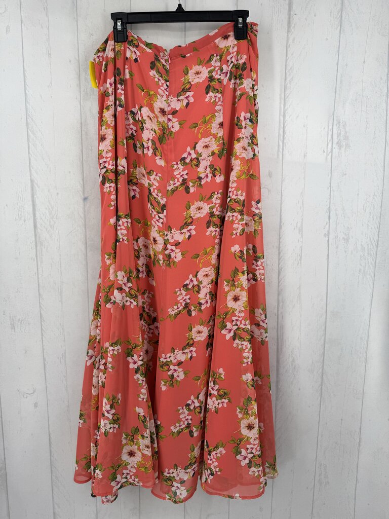 L flo print maxi skirt