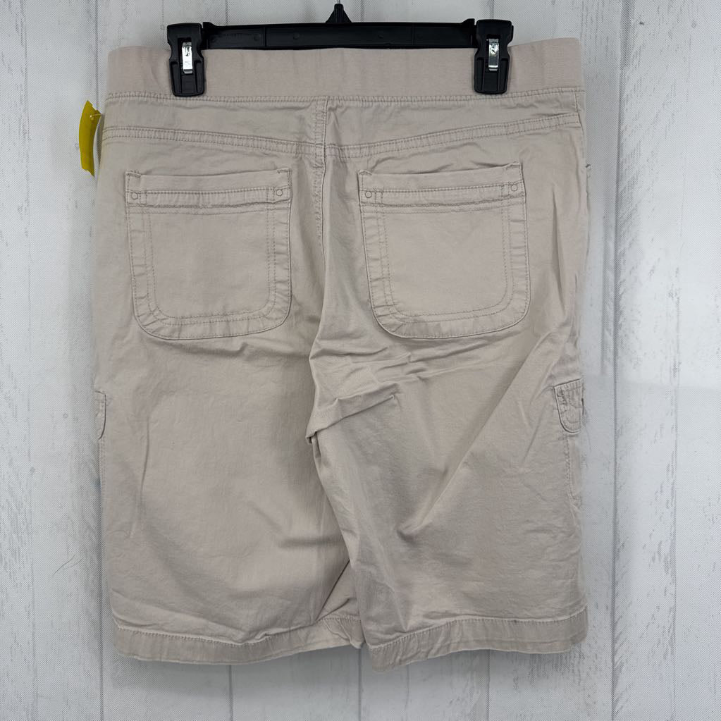 12 khaki cargo pocket shorts