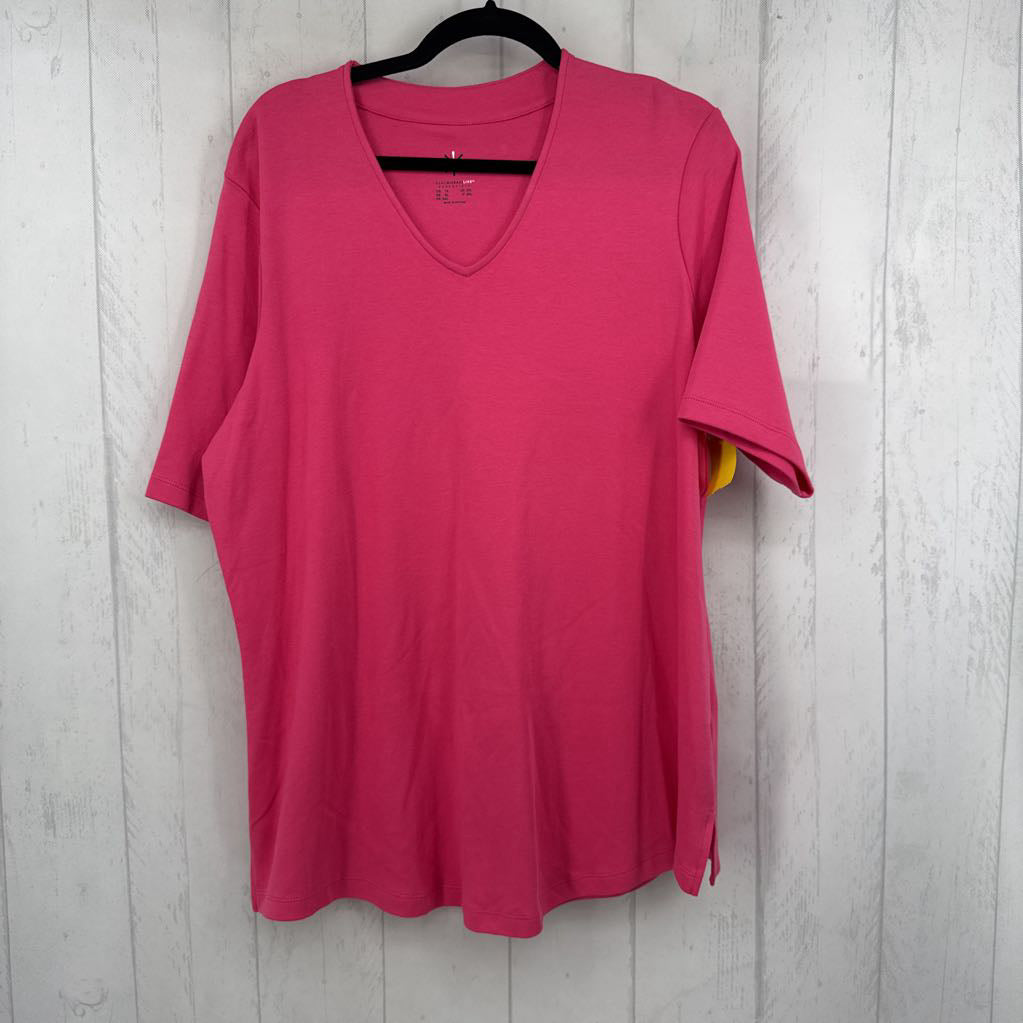 1X v-neck s/s tee