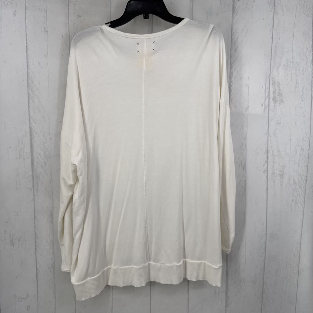 XL l/s hi-low pullover sweatshirt