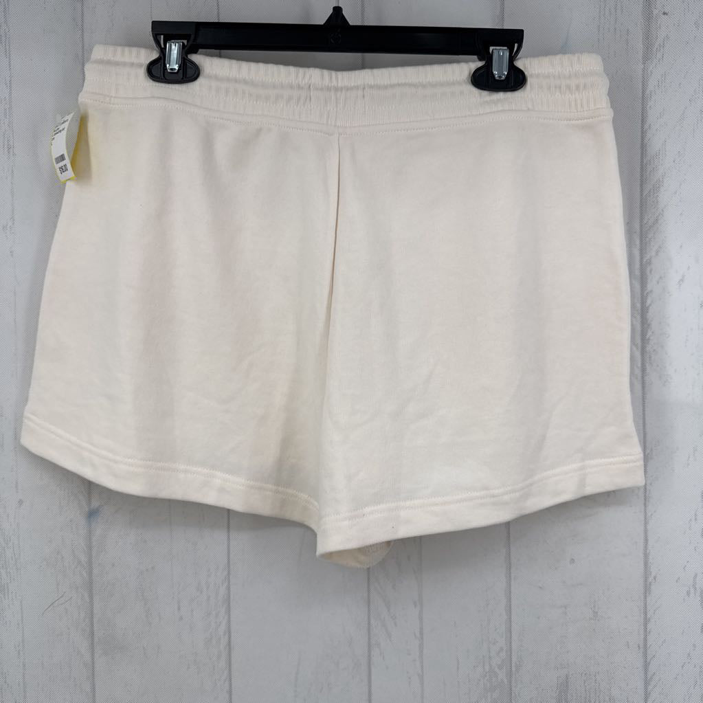 L drawstring knit shorts