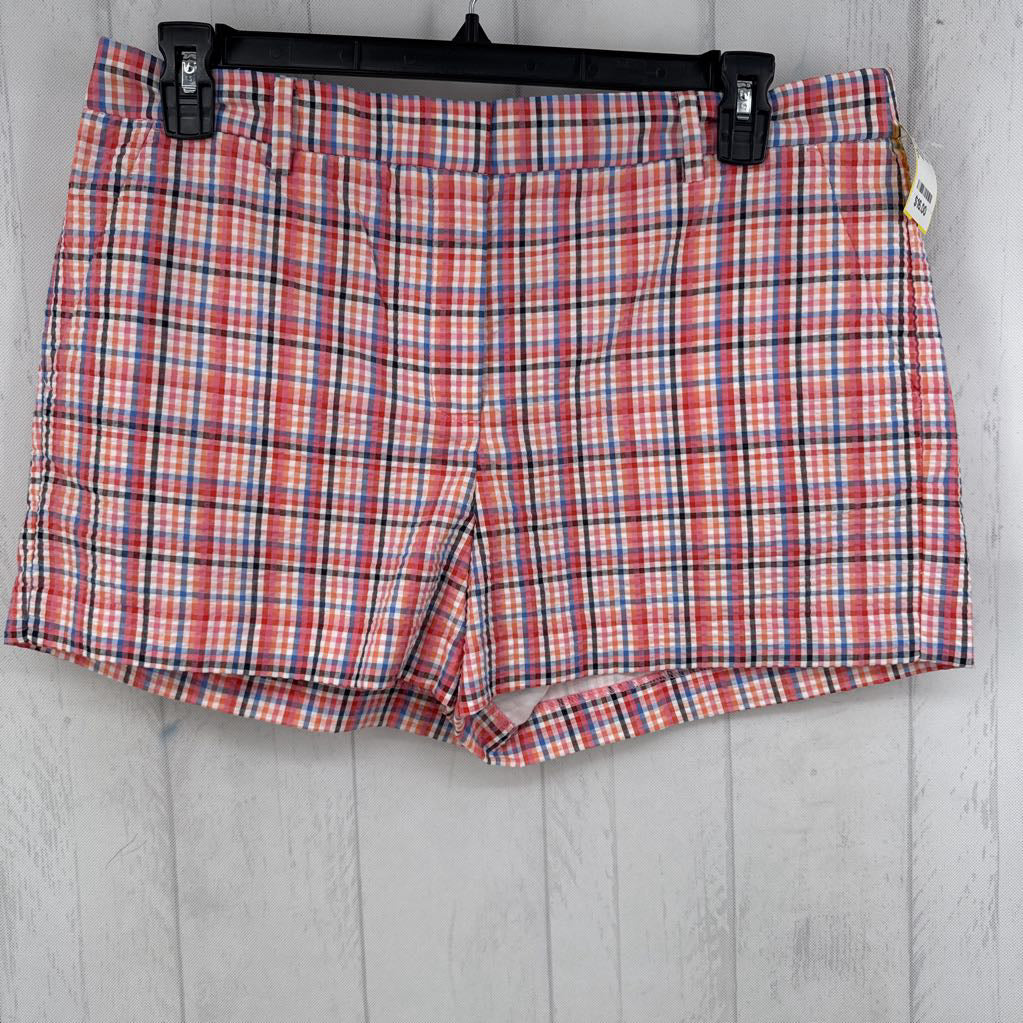 12 gingham plaid shorts