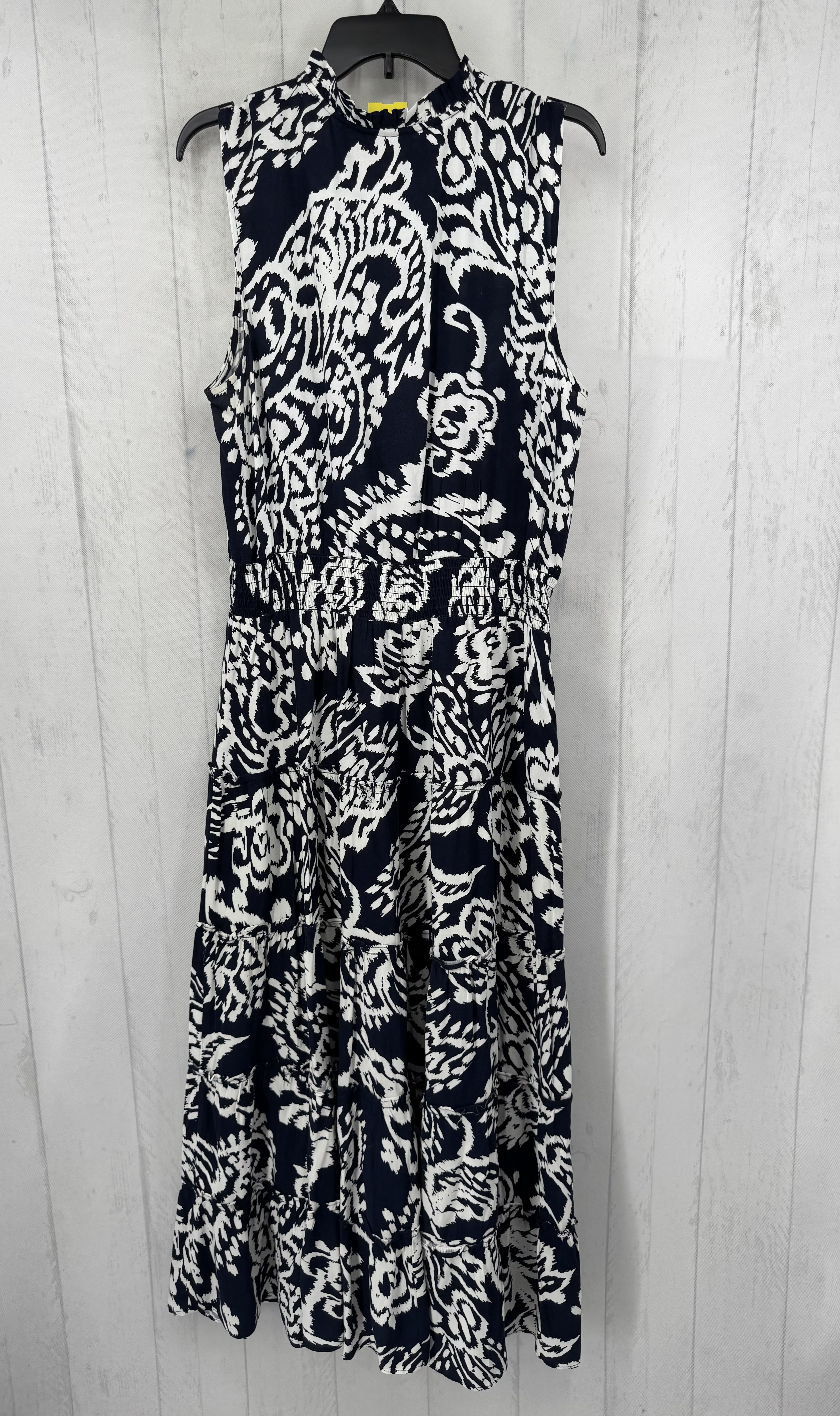 XL printed slvls tie front maxi dress