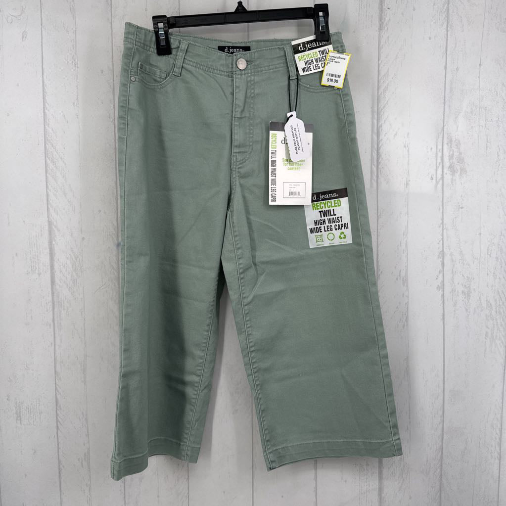 6 twill capris
