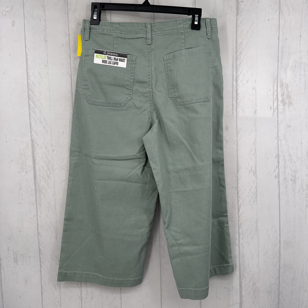 6 twill capris
