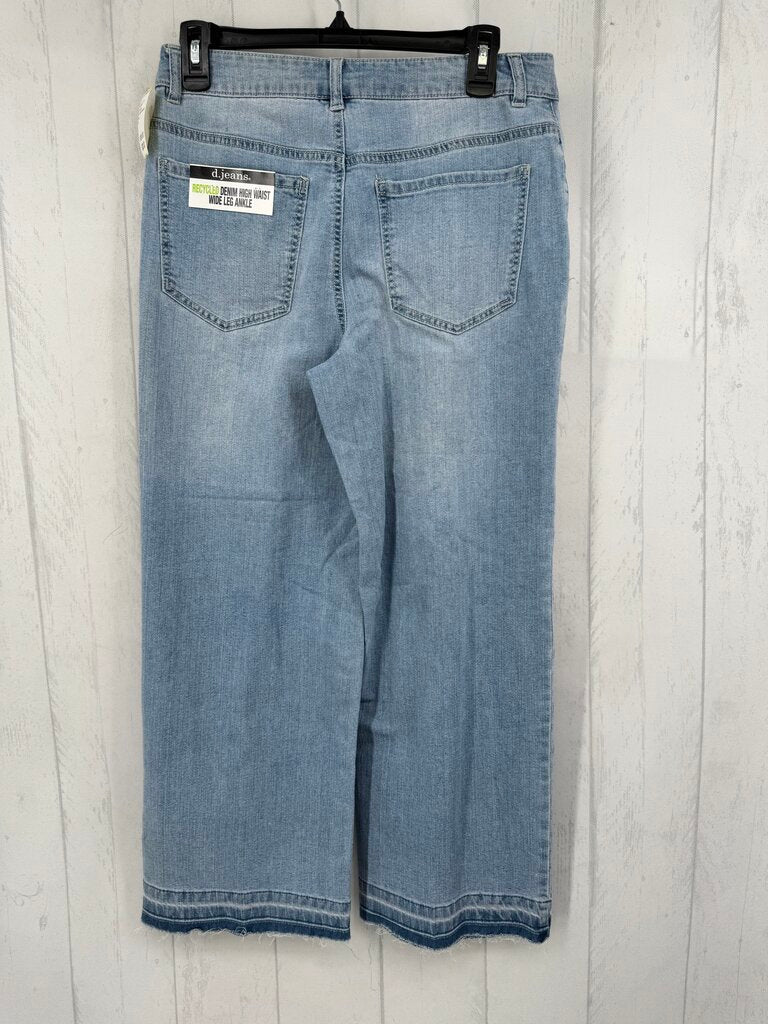 4 hi-rise wide leg jean