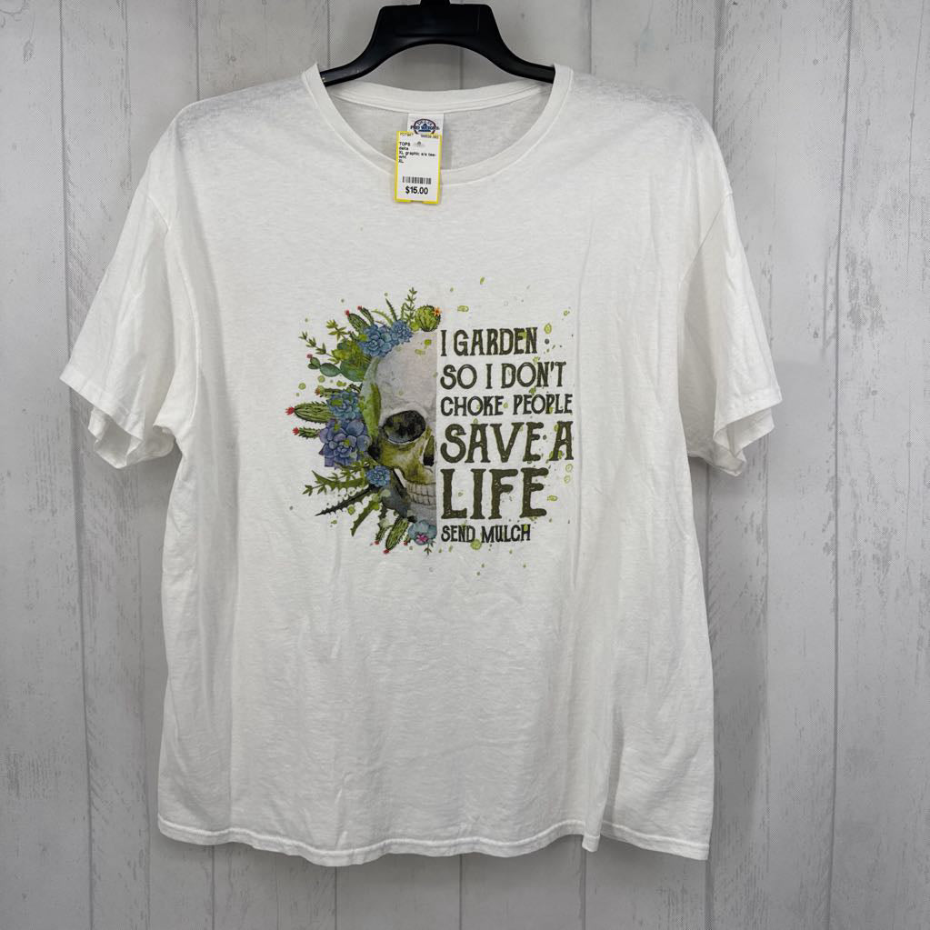 XL graphic s/s tee-gardening