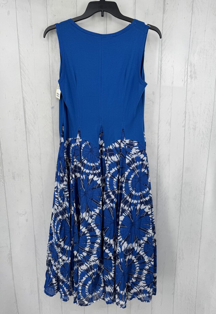 Midi printed bottom slvls dress