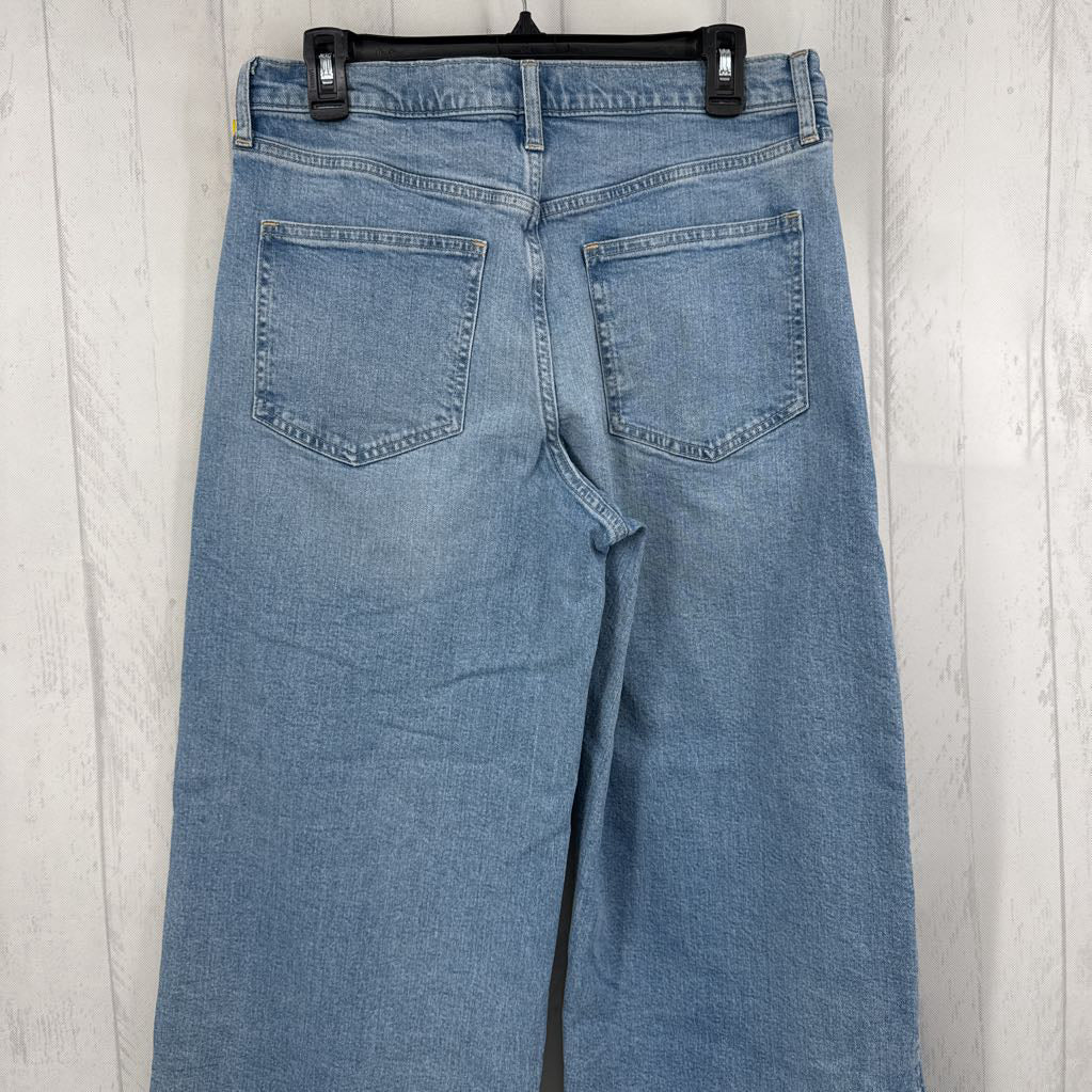 12 hi-rise wide leg crop jean