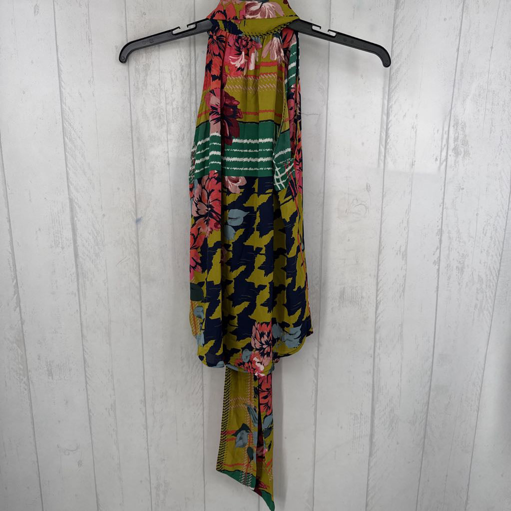 R55 S flo print tie front tank