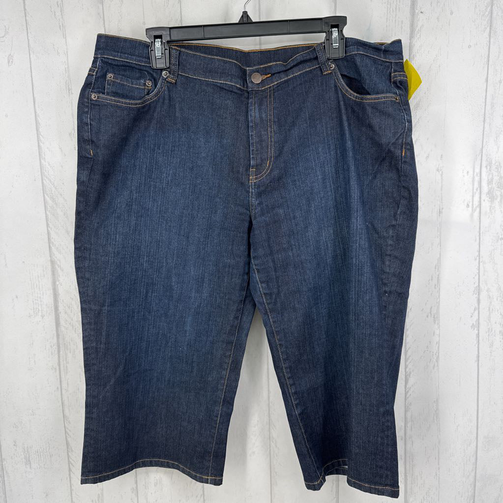 18 denim capris