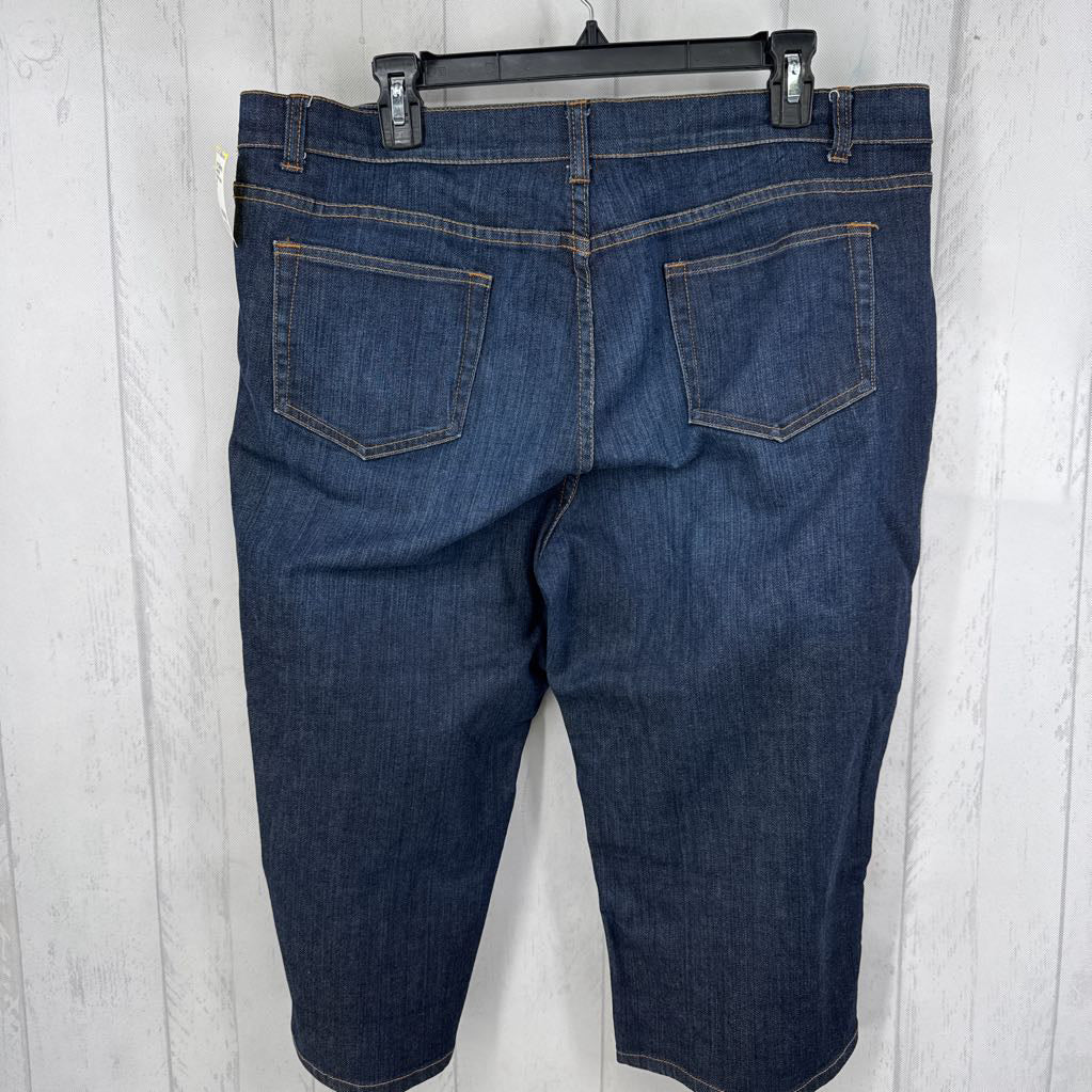 18 denim capris
