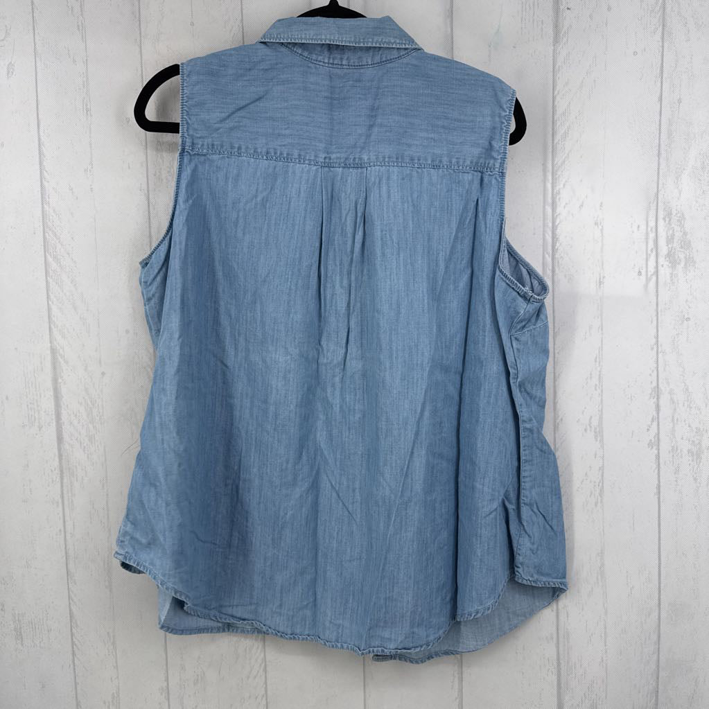 1x slvls button collar tank