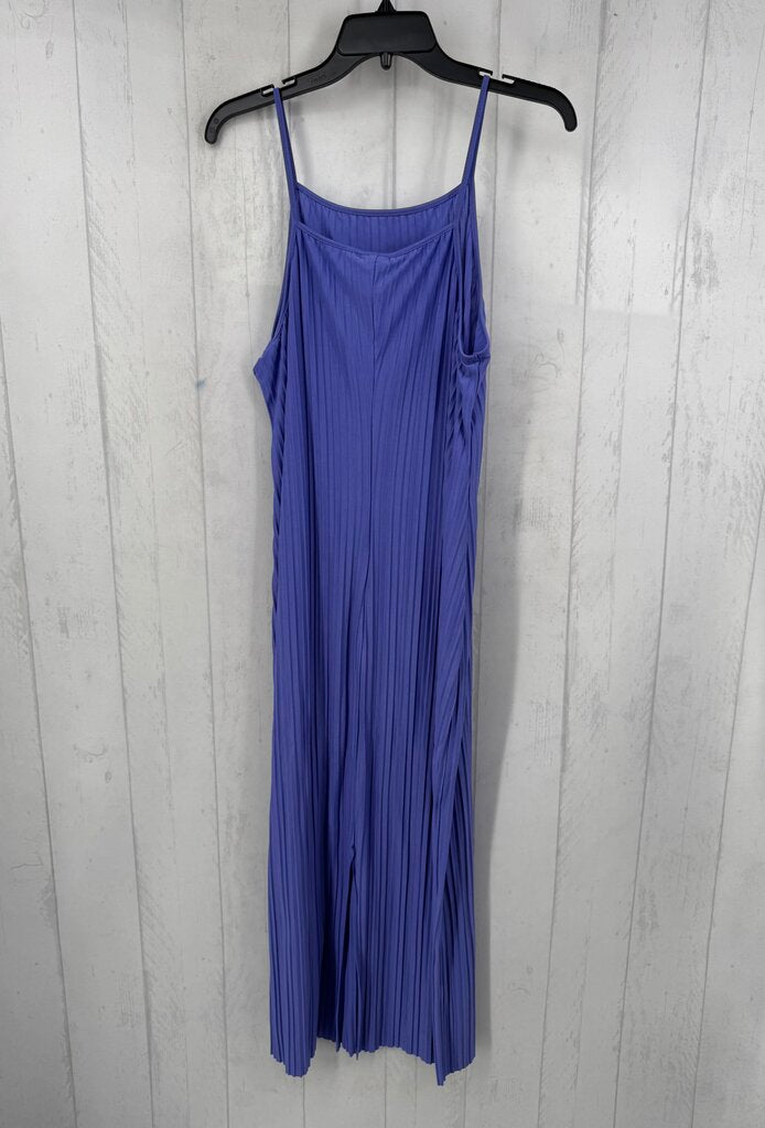 M accordion pleated maxi dress