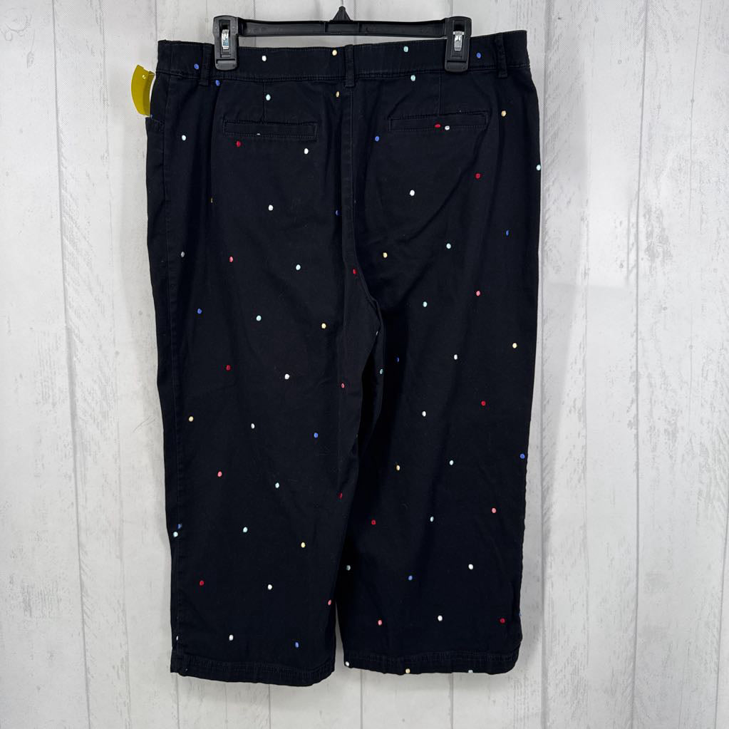 14 dot print capris