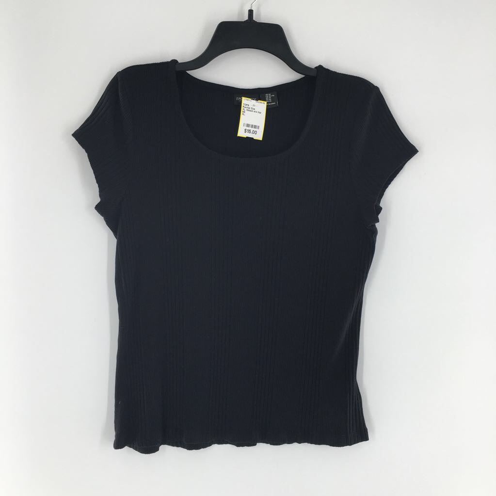 XL ribbed s/s top