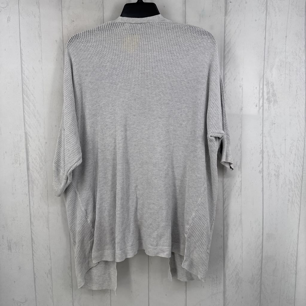 M s/s open cardigan