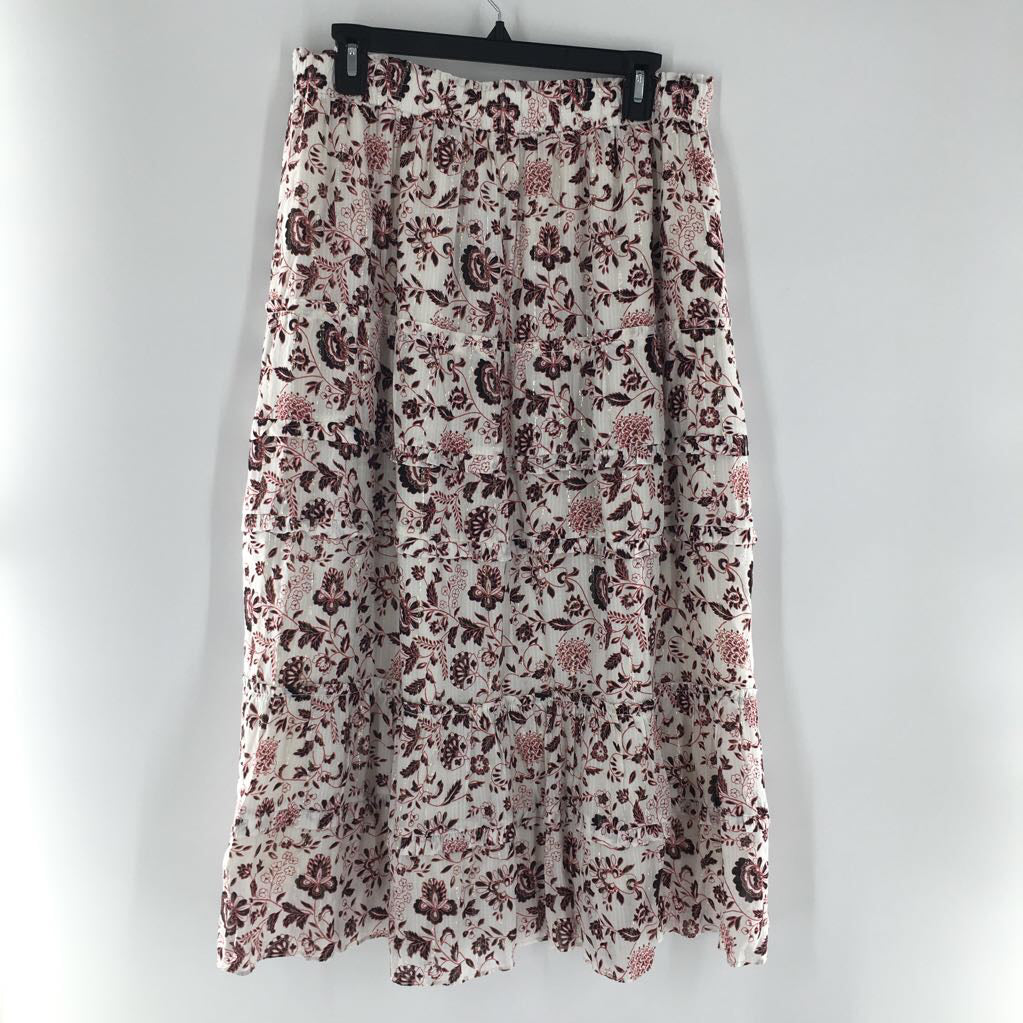 Lp flo print tiered skirt