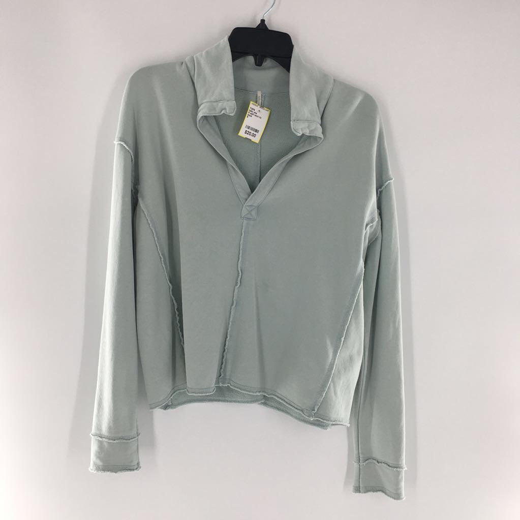 S split neck l/s pullover
