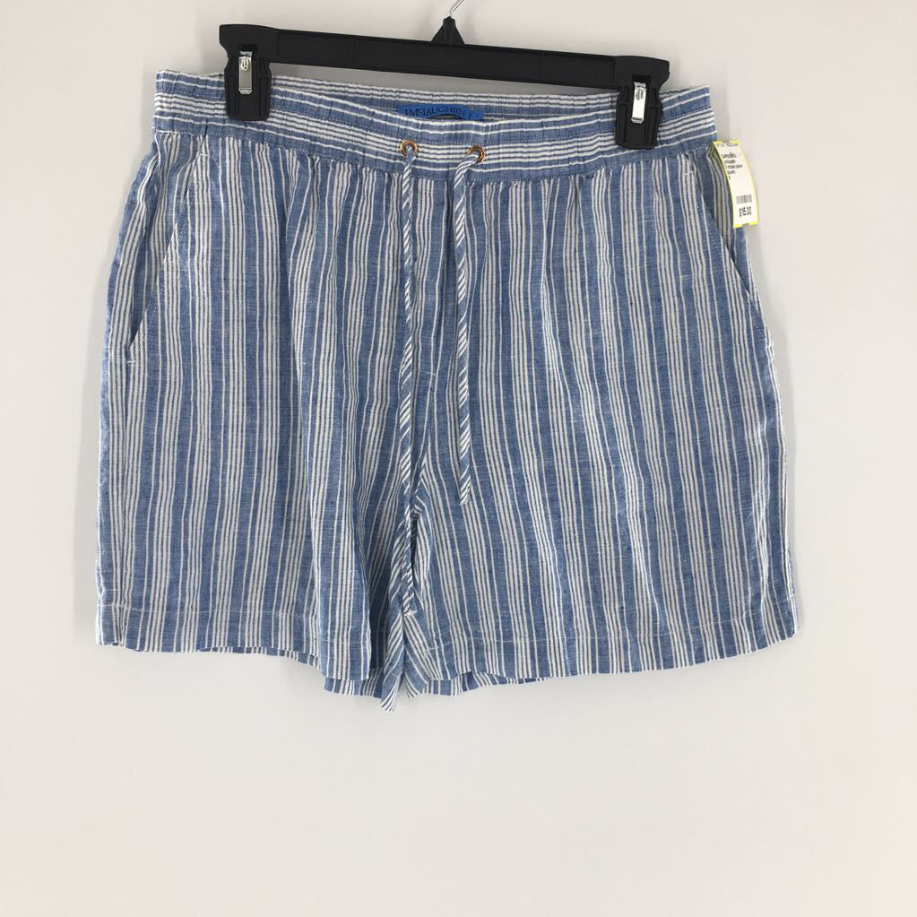 S striped pull-on shorts