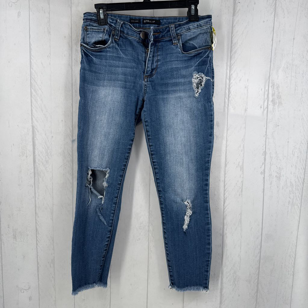 27 distressed jeans