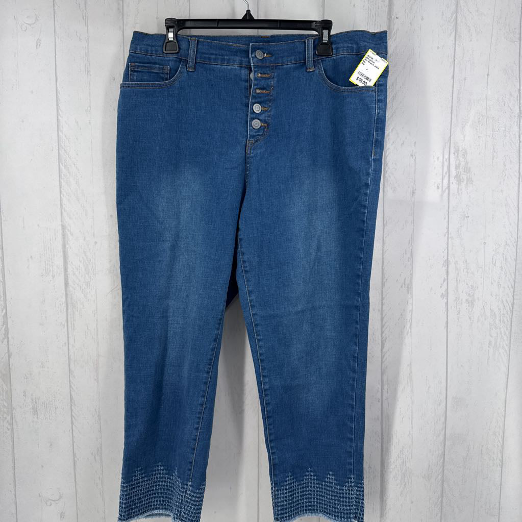 14p stretch ankle jean