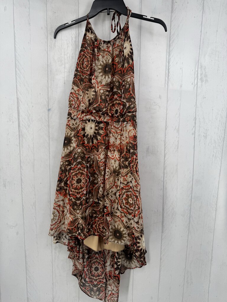 12 printed halter-neck dress