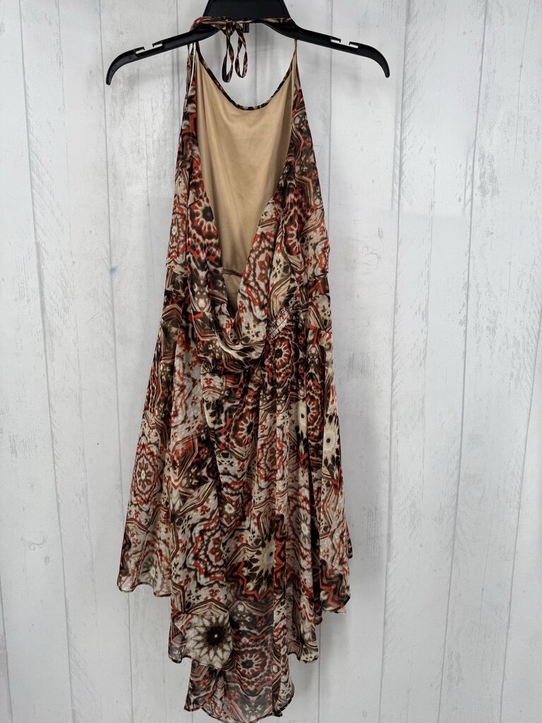 12 printed halter-neck dress